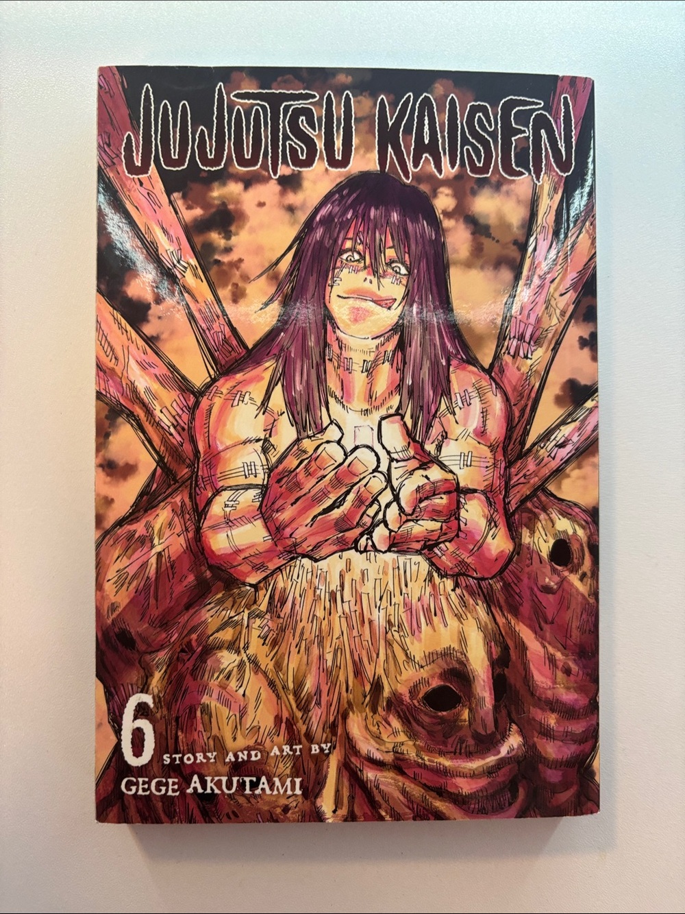 Jujutsu Kaisen Volume 6 Manga — Purple Cover Art